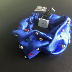 TOUS Blue jeweled Headband